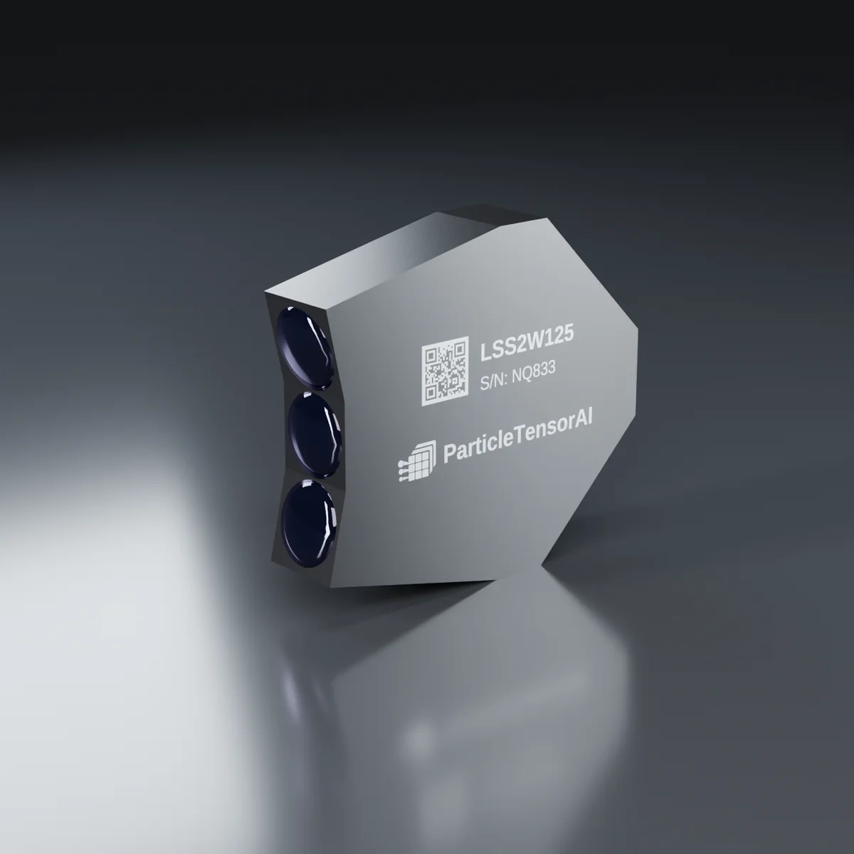 測定プローブLSS2(ParticleTensorAI®仕様)、左側からの眺め